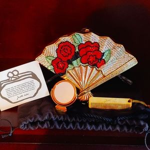 Judith Leiber Fan Evening Bag
